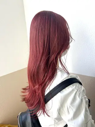 ロング カラー 難波/レイヤーカット zina【辻優也】のヘアスタイル