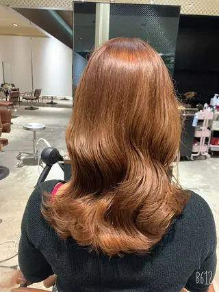 ミディアム 本格韓国ヘア🇰🇷 【uni】キューさんのヘアスタイル