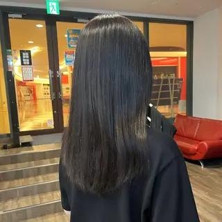 セミロング メンズパーマ 山崎純生のヘアスタイル