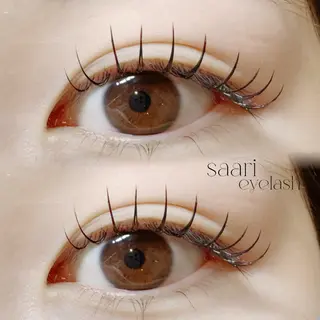 マツエク・マツパ saari eye lash staffのマツエク・マツパデザイン