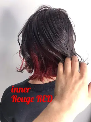 ショート カラー ブリーチカラー/ 岩破瑞希のヘアスタイル