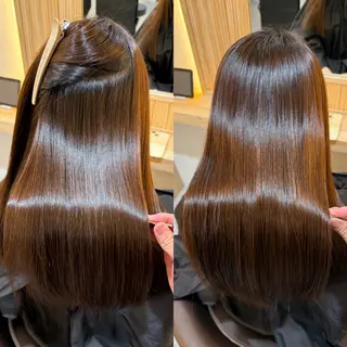 ロング attrait南堀江所属・乾かすだけで艶髪 松村海世のヘアスタイル