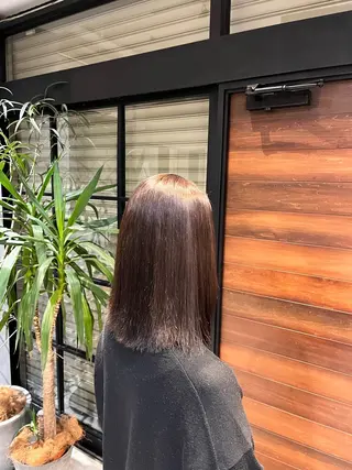ミディアム 誰もが憧れる艶髪🫶 /縮毛矯正✨🫧のヘアスタイル