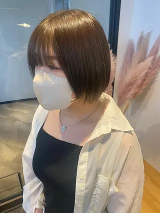 ショート カラー 🌼ハイライト透明感 🌼maiのヘアスタイル