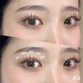 マツエク・マツパ li' aのマツエク・マツパデザイン