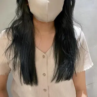 ロング AUBE HAIR tenjin【オーブヘアーテンジン】所属・nene .のヘアスタイル