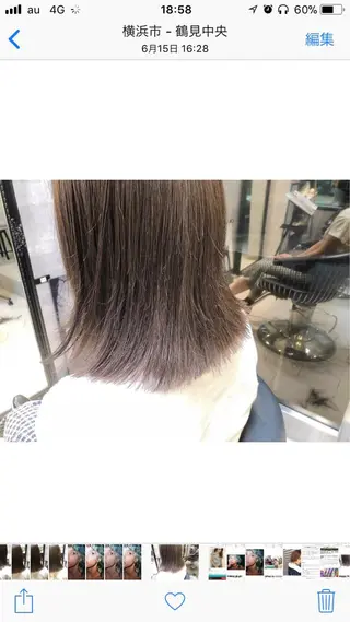 ミディアム カラー Blue所属・透明感カラー 🫰🏻💗 高橋舞のその他イメージ