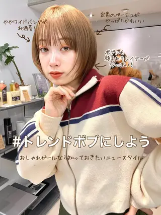 ショート カラー raika .のヘアスタイル