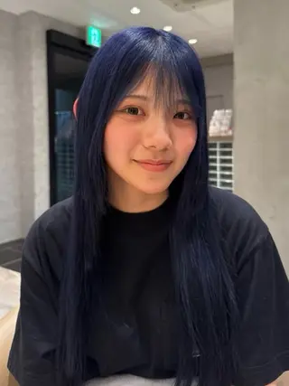 ロング カラー ブリーチで叶える透明 感カラーTakeruのヘアスタイル