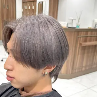 ミディアム カラー メンズ ラフィス池袋所属・✨本格的韓国スタイル 特化✨ﾊﾙｶ✨️のヘアスタイル