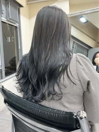 ロング 🫧透明感ワンカラー 🫧mio 🫧のヘアスタイル