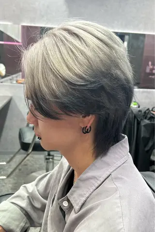 ショート カラー メンズ メンズ専門 スタイリスト前田雄輝のヘアスタイル