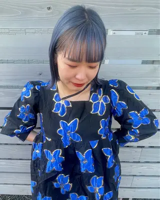 カラー ベージュ/透明感/ 桃子のヘアスタイル