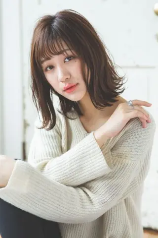 セミロング ✨ツヤ髪　髪質改善 Alushe錦糸町✨のヘアスタイル