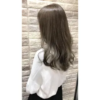 セミロング ほさか しんごのヘアスタイル