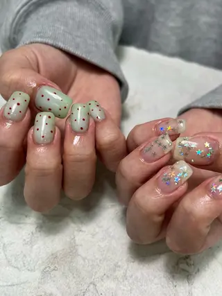 ネイル サニーヒルズ藤沢 水口のネイルデザイン