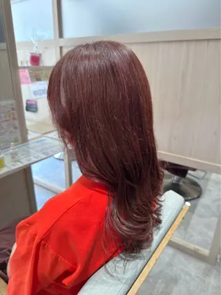 ロング カラー 宮田 心奈のヘアスタイル