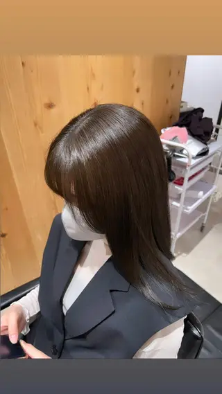 セミロング GO TO DAY 渋谷モディ店所属・艶髪 mayuka💖のヘアスタイル