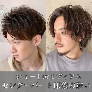 ミディアム メンズ 【代表】 高瀬慎也/縮毛矯正のヘアスタイル