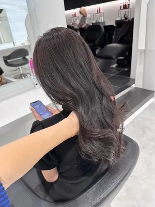 カラー ブリーチなし透明感 💗RYOTAのヘアスタイル