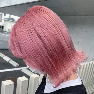 ミディアム カラー 宮田 心奈のヘアスタイル