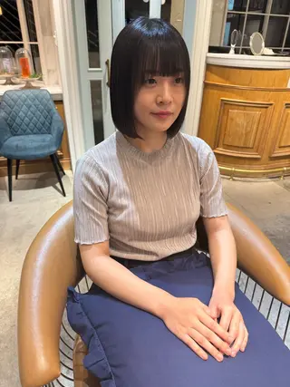 ミディアム 髪質改善/ボブ /韓国/erikoのヘアスタイル