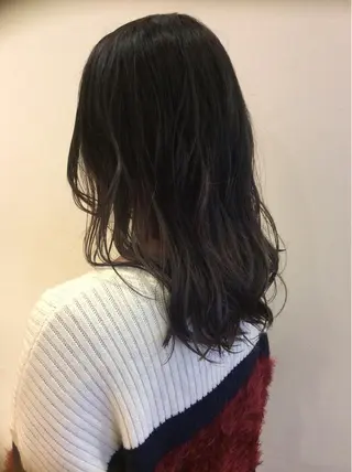 ロング カラー 松井 竜輝のヘアスタイル