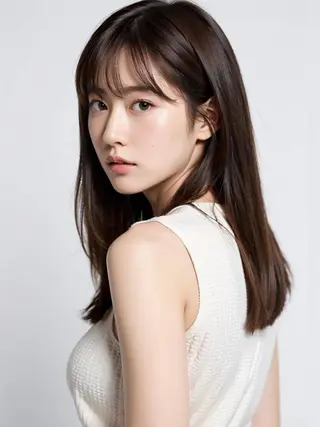 セミロング La Ruelle 江曽島店のヘアスタイル