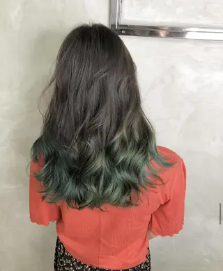 セミロング カラー ANGELICA 天理店のヘアスタイル