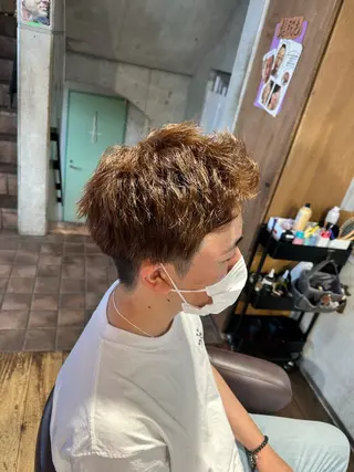 メンズ 髪質改善|縮毛矯正 ◎店長◎Keitaのヘアスタイル