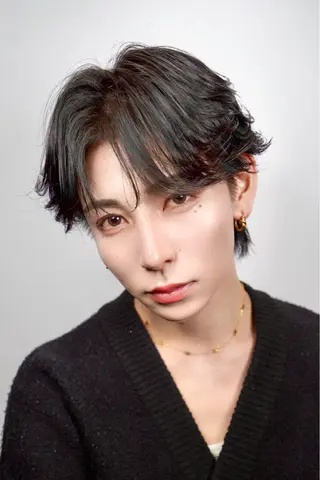 ミディアム パーマ メンズ スパイキーショート メンズ特化/鈴木美璃のヘアスタイル