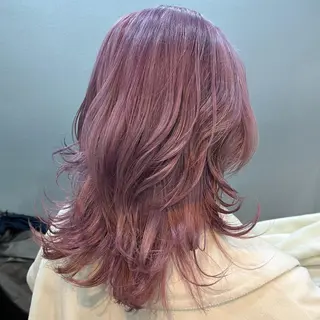 ミディアム カラー ブリーチ/髪質改善 Norikaのヘアスタイル