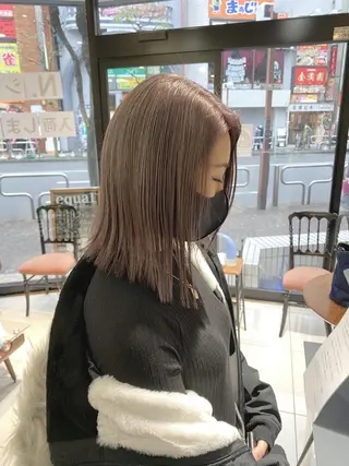 ミディアム カラー 髪質改善専門店QOLU所属・✨髪質改善専門店✨ QOLU✨のヘアスタイル
