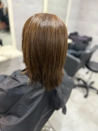 ミディアム アンダーバーホワイト上本町所属・園田 としきのヘアスタイル