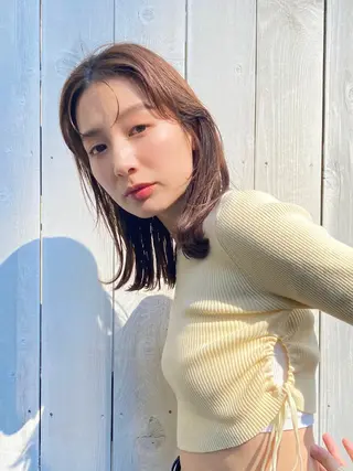 ミディアム ROW町田🌿 大人可愛い/艶髪改善のヘアスタイル