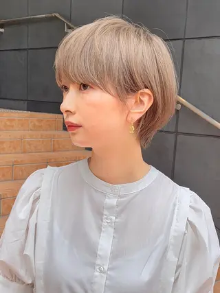 ショート 重里 瑠花のヘアスタイル