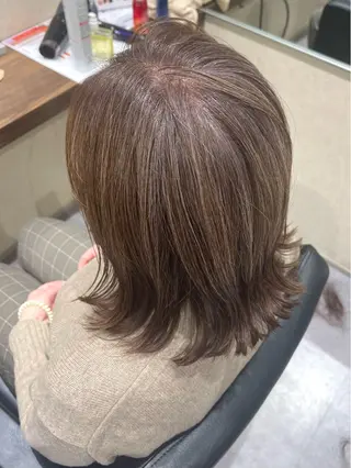 ミディアム カラー Defi  梅田所属・Defi梅田 岡 宗杜のヘアスタイル