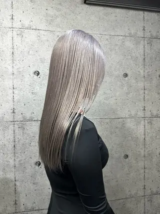 セミロング カラー ハイトーン/ブリーチ カラー/SHOGOのヘアスタイル