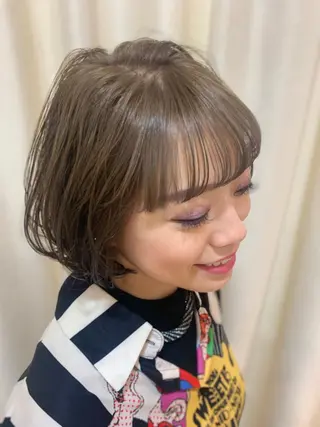 ショート ヘアアレンジ if所属・大崎if ほりはるかのヘアスタイル