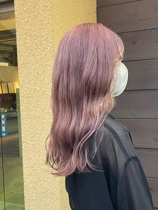 ロング カラー にいぼ あやなのヘアスタイル