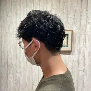 ショート パーマ メンズ ツイスパ/メンズ特化 🦋𝑺𝑶𝑵𝑬の眉毛・アイブロウイメージ