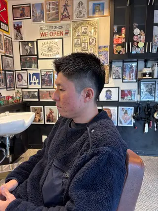 ショート メンズ CribHoodbarbershop所属・白井 昇太のヘアスタイル