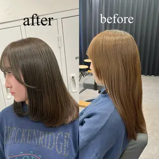 カラー カラー/髪質改善スペ シャリスト宮本　伸一のヘアスタイル