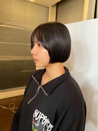 ショート ボブ/レイヤー /河内温太のヘアスタイル