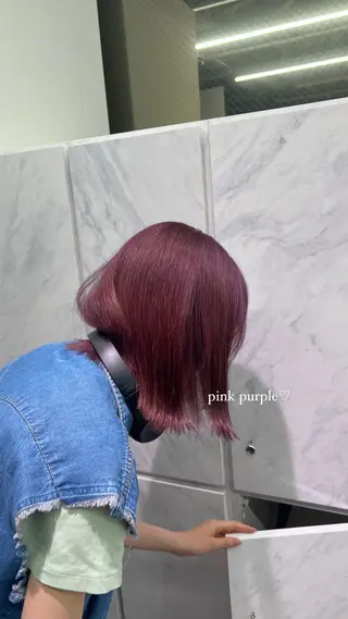 カラー 渋谷/ハイトーン エクステ*☆🌙咲妃のヘアスタイル