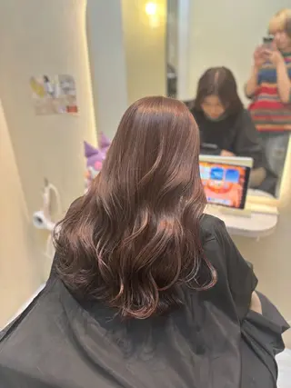 カラー 似合わせレイヤー🪽 グレージュ🪽のあのヘアスタイル