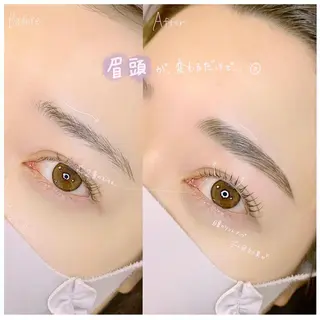 マツエク・マツパ アイブロウ prima梅田店 研修店舗のマツエク・マツパデザイン