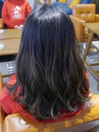 セミロング 【熟練ヘナ美容師】 幸村　龍のヘアスタイル
