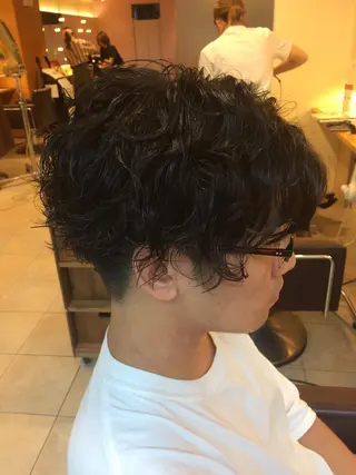 カラー パーマ ヘアアレンジ メンズ メンズパーマの巨匠 鈴木純のヘアスタイル