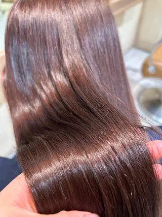 ロング カラー Rohe by DECO所属・maaya /ブリーチ/縮毛矯正のヘアスタイル